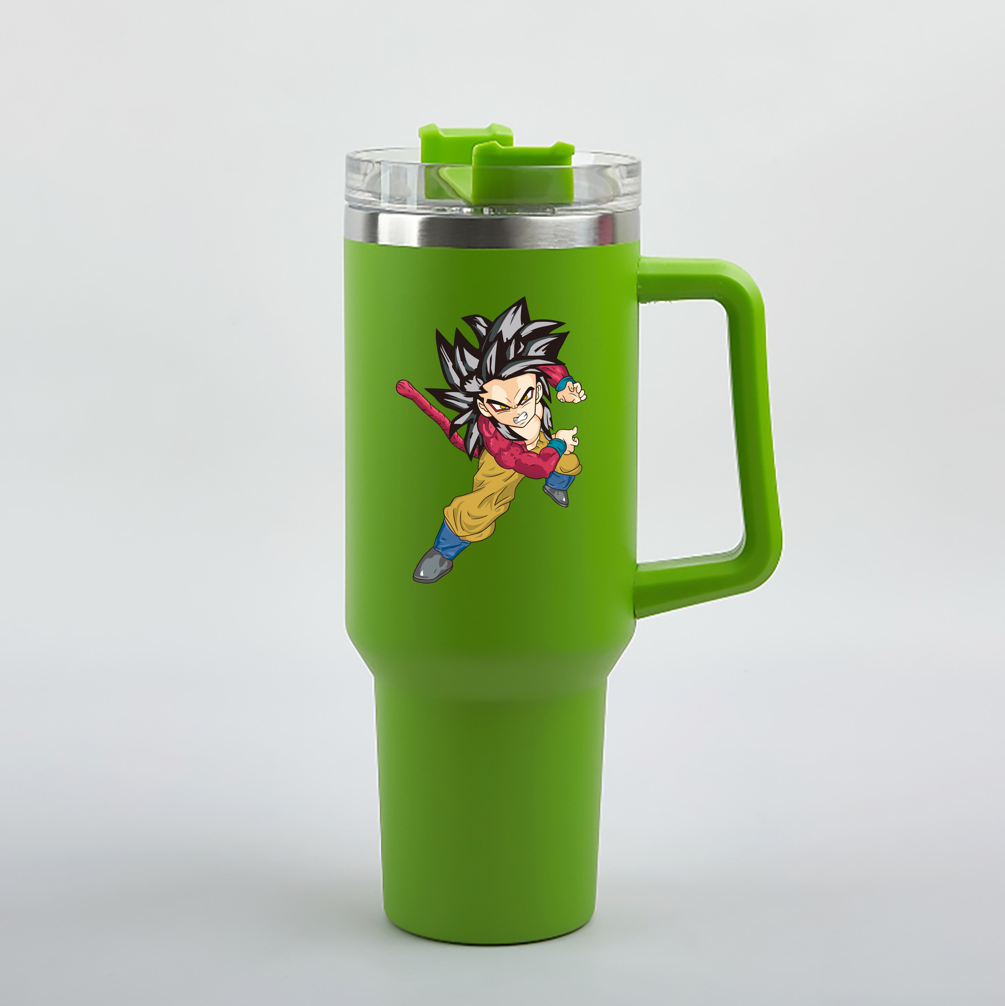 （画像用） ドラゴンボール 孫悟空（そん ごくう）Son Goku カカロット DRAGON BALL Kakarotto 1200mL車用タンブラー（カラープリント）
